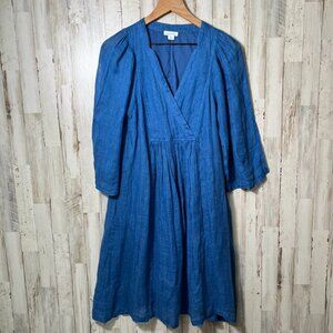 Sundance La Belle Lune Blue‎ Mini Dress Boho Vacation Beach Womens XS